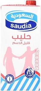 SAUDIA LOW FAT MILK 4 x 1L